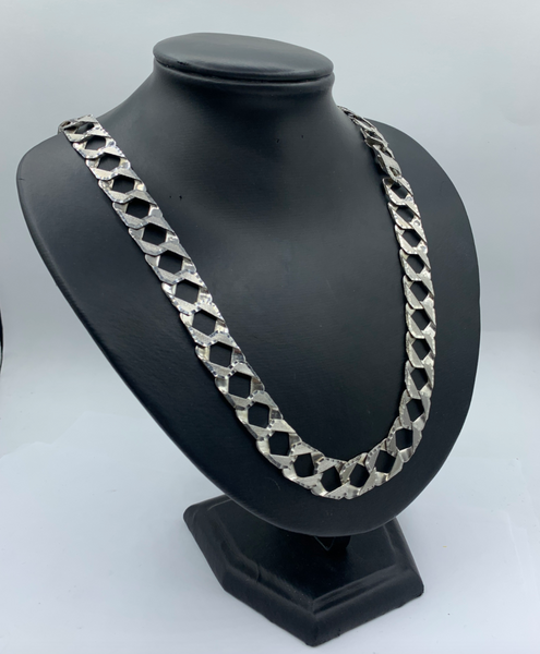 26 Inch 10K Gold Super Curb Link Mens' Chain