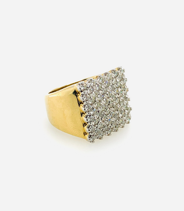 3.00 Carat Diamond Dash Big Boy 10K Gold Mens Ring
