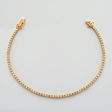 14KY 1.20CTW DIAMOND TENNIS BRACELET