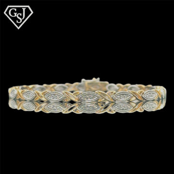 14K Gold Diamond Bracelet