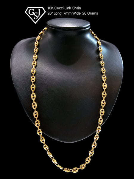 10K Gucci Link Chain