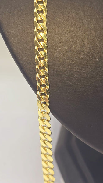 10K Solid Cuban Chain
