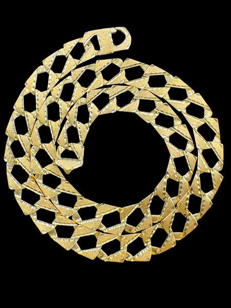 10K Double Sided Diamond-Cut Chain