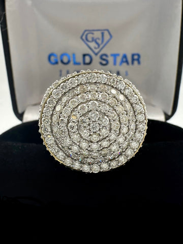 10K YG 3ct TDW Men ring