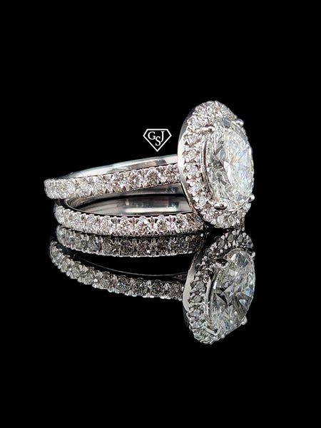 14K Gold wedding set