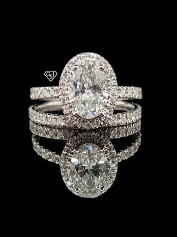 14K Gold wedding set