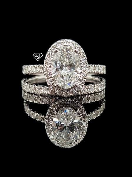 14K Gold wedding set