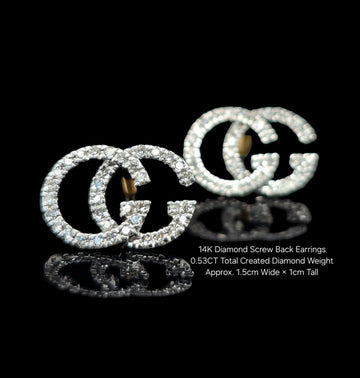 Gucci diamond earrings