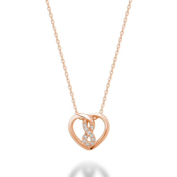 Gorgeous heart charm necklace