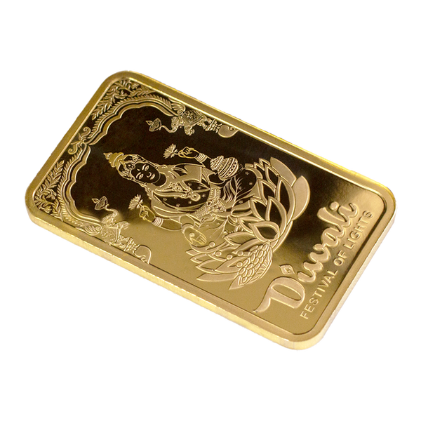 Gold 5 Gram PAMP Diwali Lakshmi Ji Bar .9999