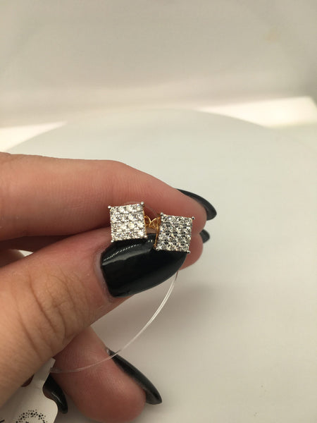 14k Diamond Studs