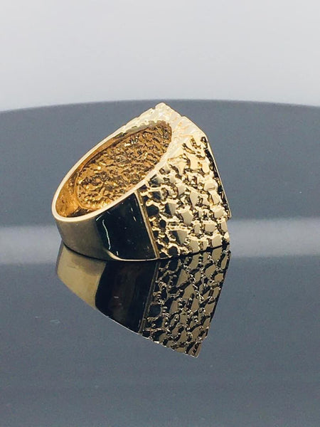 Flat faced Nugget ring