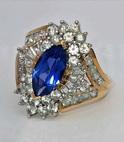 10k sapphire ring