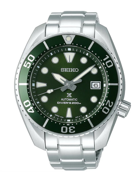 Seiko green automatic diver