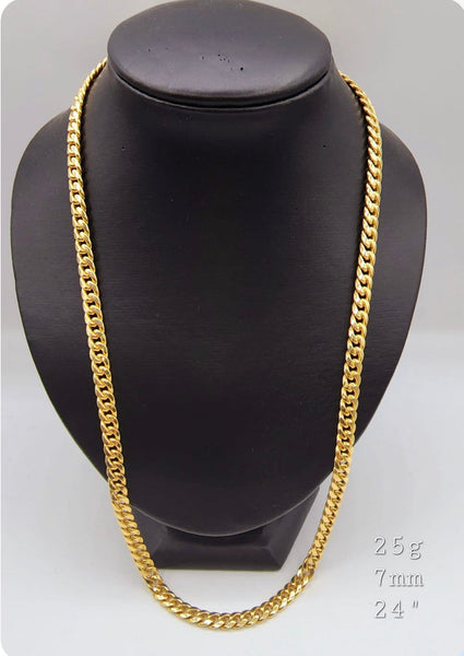 10kt Gold Miami Cuban Link Chain