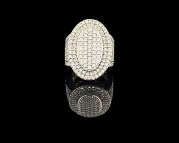 10K Yellow Gold Diamond Melee Ring