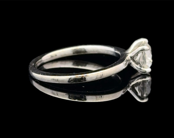 Lady’s 14KT White Gold 4-prong Solitaire Engagement Ring