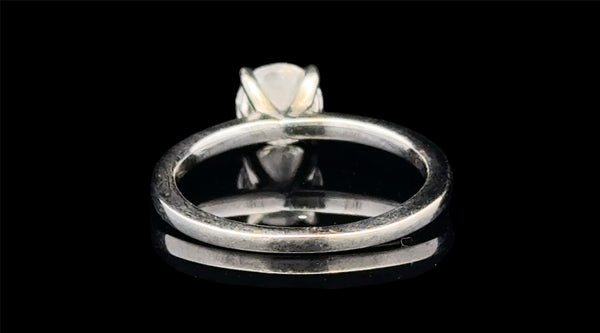 Lady’s 14KT White Gold 4-prong Solitaire Engagement Ring