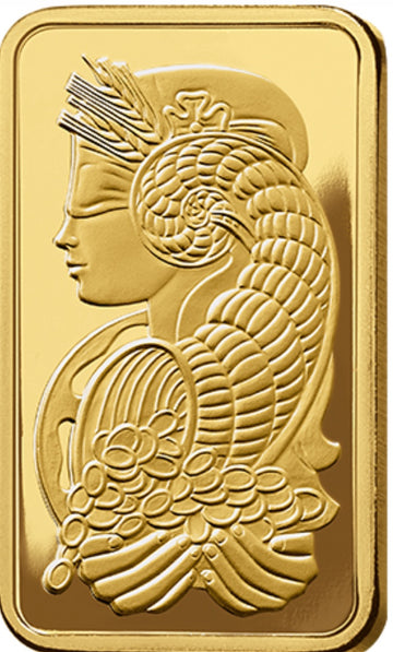 1 g Gold Pamp Suisse Bar 9999