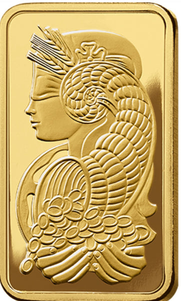 1 g Gold Pamp Suisse Bar 9999