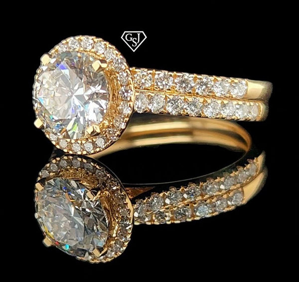 1.22CT center diamond