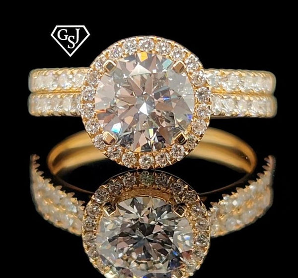 1.22CT center diamond
