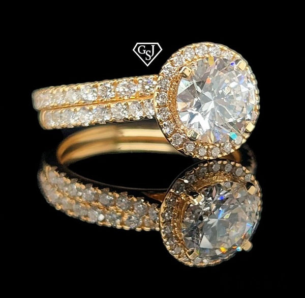 1.22CT center diamond