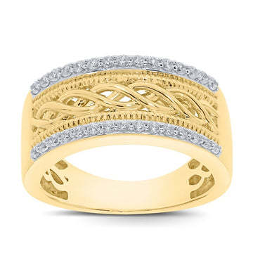 Men’s microwave diamond ring featuring 0.50 carats