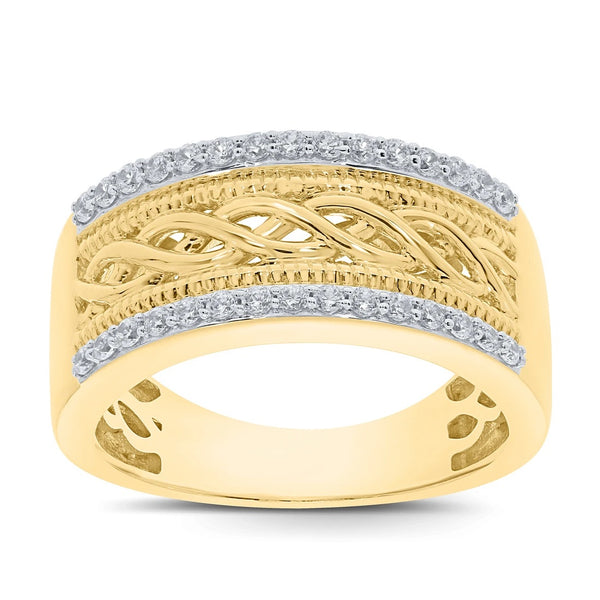 Men’s microwave diamond ring featuring 0.50 carats
