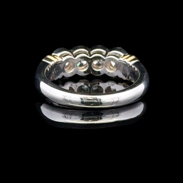 14KT Yellow & White Gold Diamond Ring