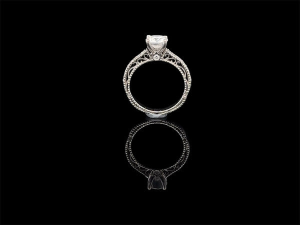 18KT White Gold Ladies Designer Verragio Engagement Ring