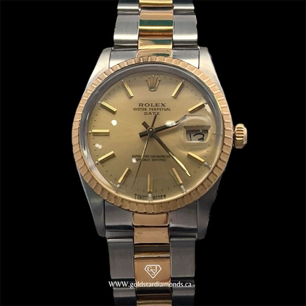 Two-tone Rolex Wristwatch