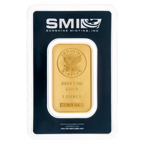 1 oz Gold Bar | Sunshine Minting