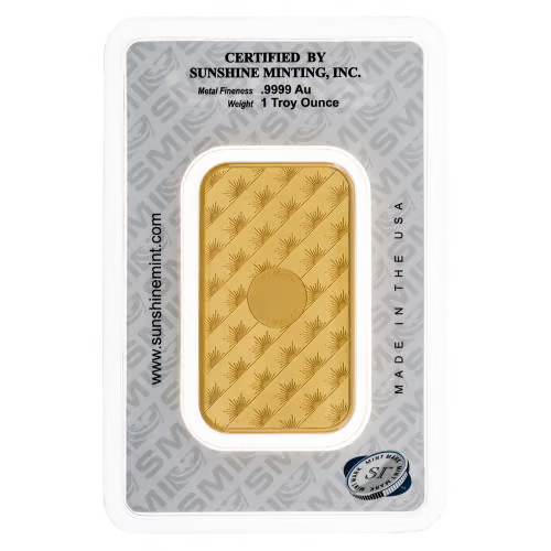 1 oz Gold Bar | Sunshine Minting
