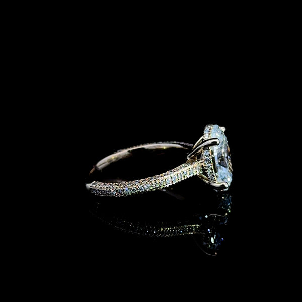3 carat oval diamond engagement ring