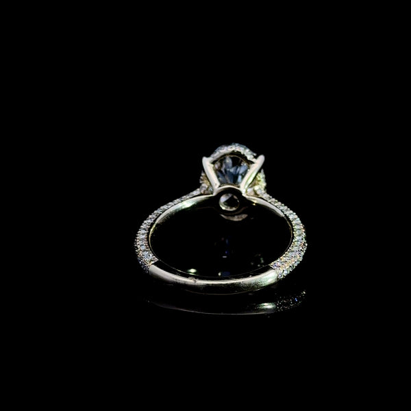 3 carat oval diamond engagement ring