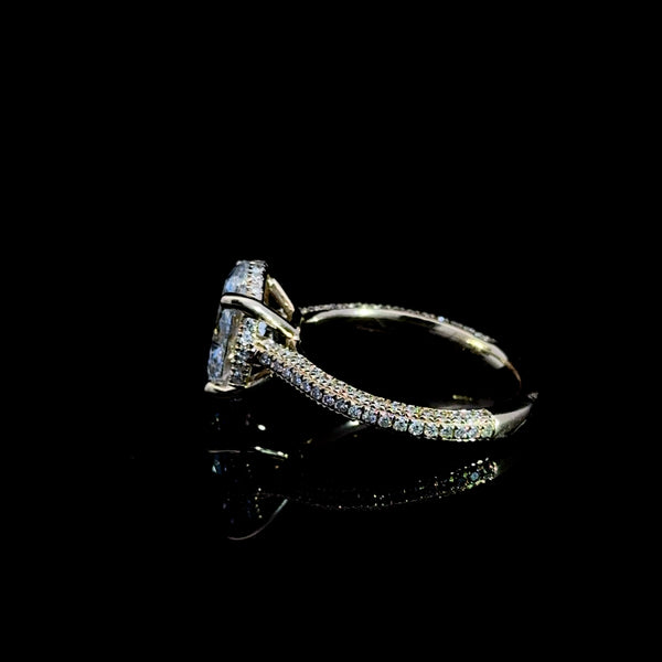 3 carat oval diamond engagement ring