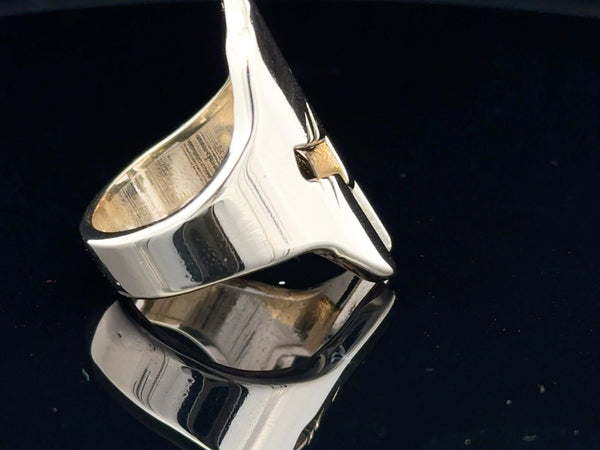 Custom Made 007 Spartan Ring 10kt Gold